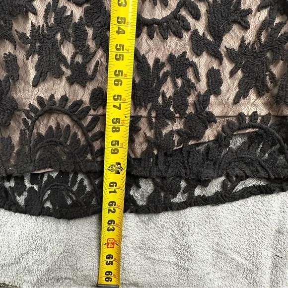 Adrianna Papell Women's Black Long Dress Wedding Guest Evening Gown size 4 - Picture 9 of 15